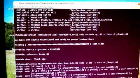 Chitty Chitty Bit Bang - Bit Banging ATTiny 85 using Ubuntu and RS232 Video 2/3