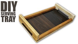 DIY Wooden Tray with handles - Serving Tray Ideas
