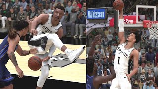 NBA 2K24 My Career - Wemby Returns Snatch Block!