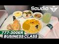 SAUDIA BOEING 777 300ER Business Class Jeddah Riyad Flight Review