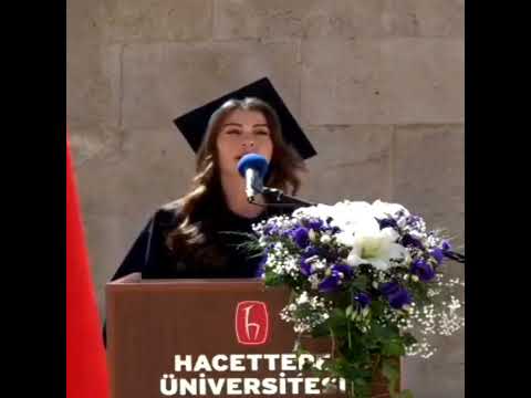 Burcu Özberk Mezuniyet Konuşması.. #burcuözberk #hacettepeüniversitesi