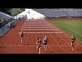 Бег на 100 м с барьерами Девушки