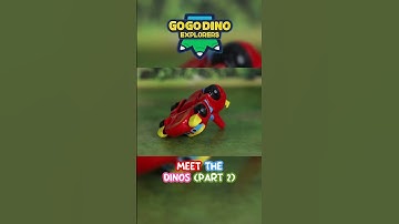 T-Rex lost control?! 😱  | GOGODINO EXPLORERS #gogodino #tagalog #shorts