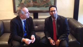 Jim Pagiamtzis interviewing Jerry Cabral of Lotus Cube Marketing