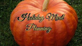 Holiday Meal Planning Tips