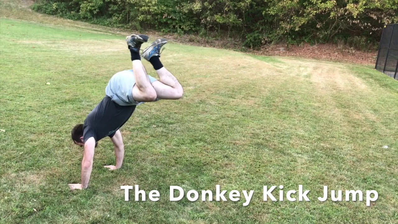 How to do the Donkey Kick Jump Exercise YouTube