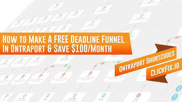 How To Make A FREE Deadline Funnel in Ontraport & Save $100/Month!