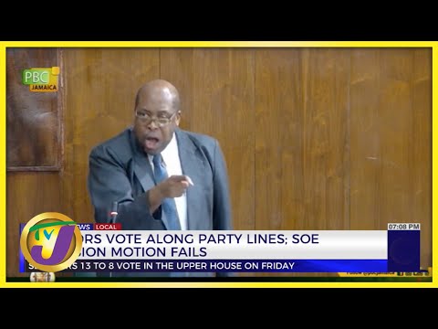 Senators Vote Along Party Lines; SOE Extension Motion Fails | TVJ News - Nov 25 2022