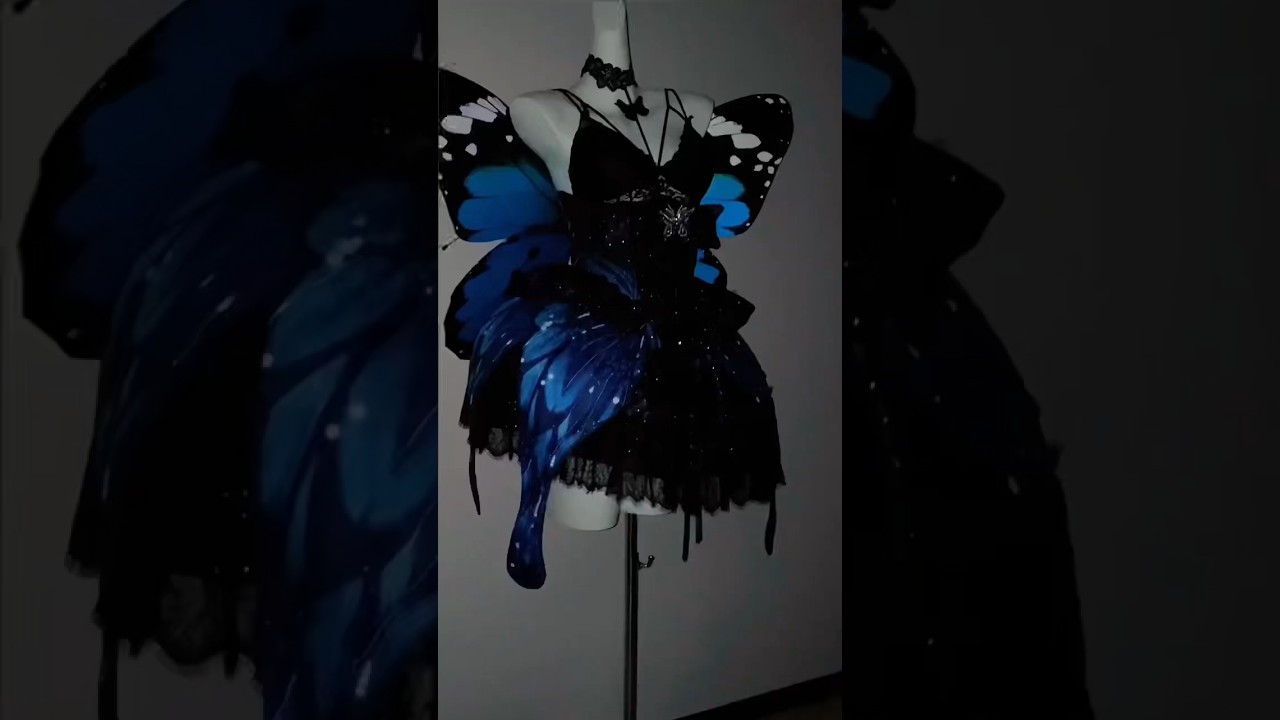 Diamond Honey -Sparkly Butterfly- Birthday Party Prom Dress Lolita Skirt with Corset, Topwear