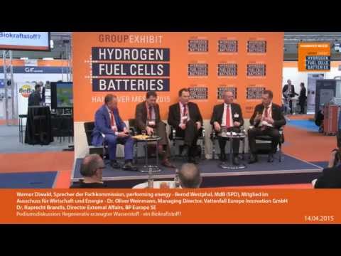 Podiumsdiskussion: Regenerativ erzeugter Wasserstoff - ein Biokraftstoff?
