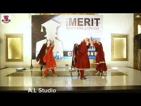 Man di mooj Wich Hasna |A beautiful Kashmiri Dance | The Merit School | best performance 2024