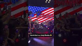 Kevin Hart just pinned Cody Rhodes with KSI making the count?!