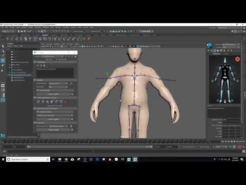 Maya, Quick Rig step by step