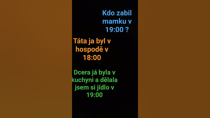 kdo zabil mamku ?