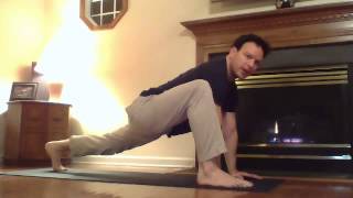 Lizard Pose Bind (Utthan Pristhasana) - Free yoga video with Brian Thacker. Natural Self Yoga!
