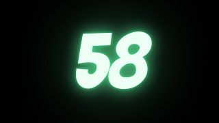 58-Second Timer with Beep | Countdown with Alarm at Zero | 58s Timer