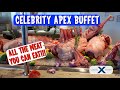 Celebrity Apex Buffet TOUR, (This cruise ship food is not disgusting!) Including Meat and Vegetarian