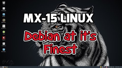 MX-15 Linux - Debian at it