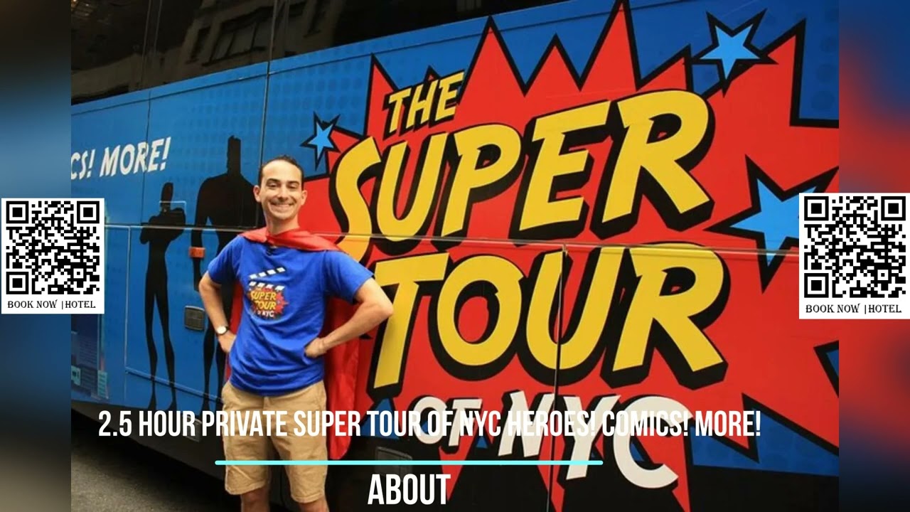 2.5 Hour Private Super Tour of NYC Heroes! Comics! More!