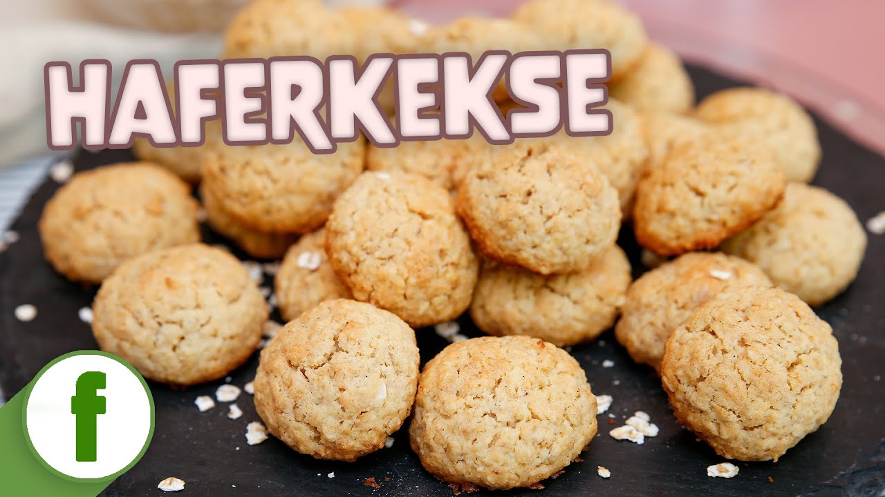 Knackige Haferflocken Kekse mit Mandeln – Einfaches Rezept für ...