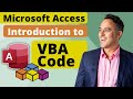 Une introduction au code vba dans microsoft access