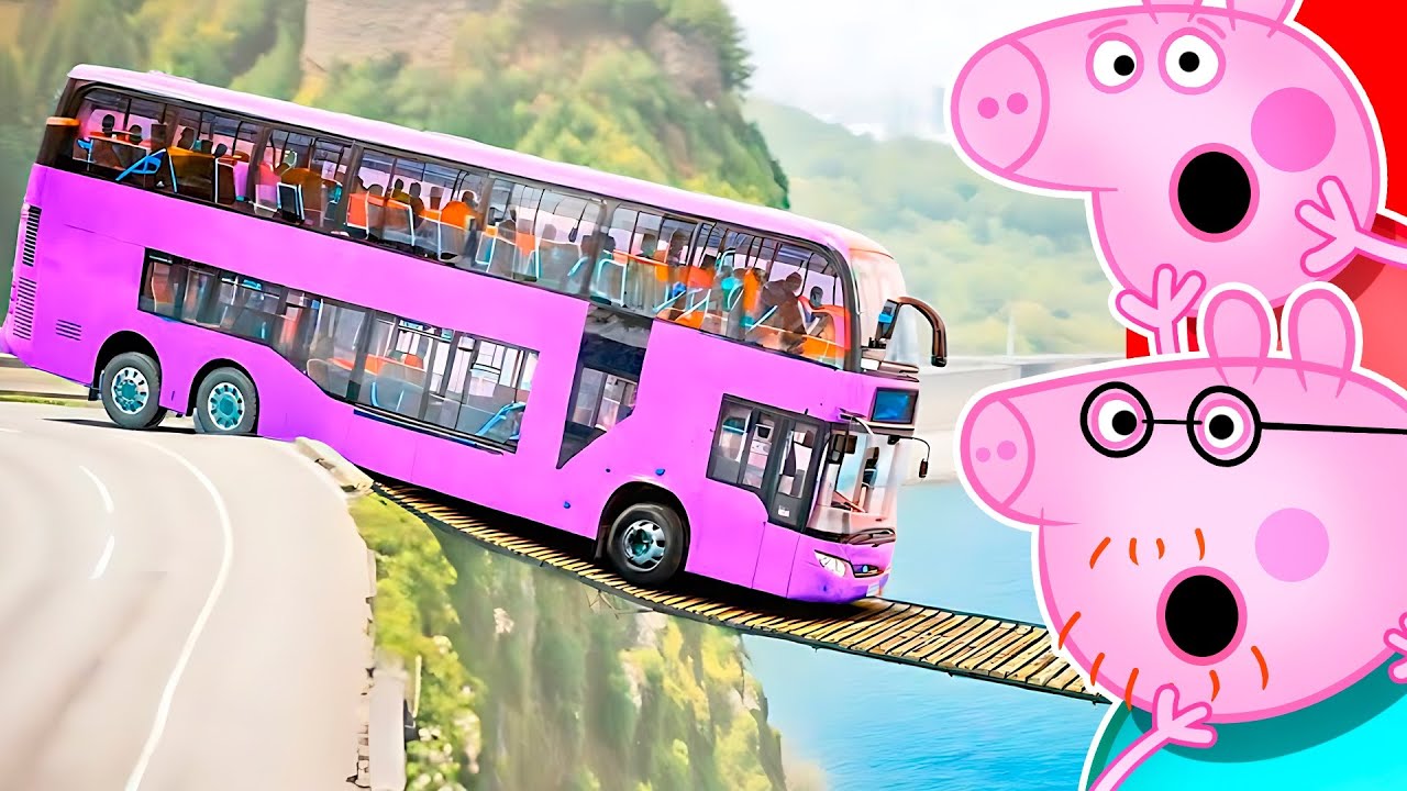 Реакция на ЧЕЛЛЕНДЖ МАШИНЫ против ПОДВЕСНОГО МОСТА!…