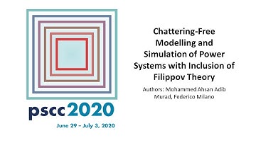 Chattering-Free Modelling and Simulation of Power Systems with Inclusion of Filippov Theory