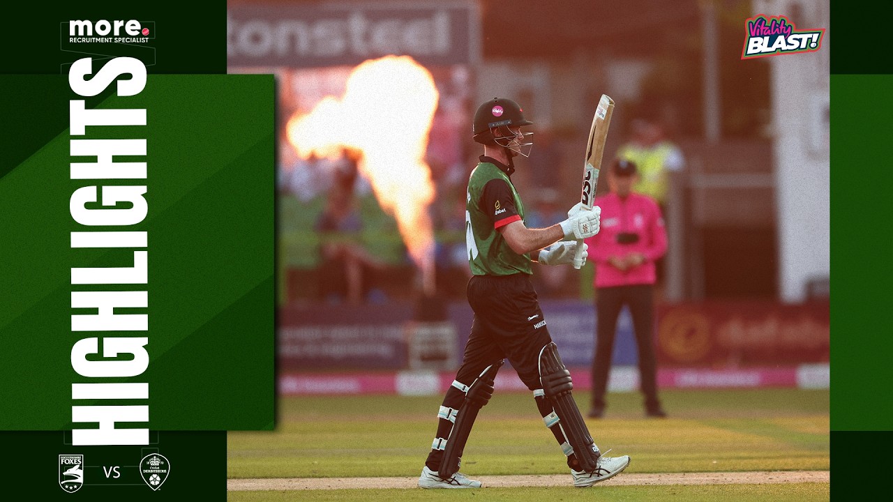 HIGHLIGHTS | Leicestershire Foxes vs Derbyshire Falcons | Vitality Blast