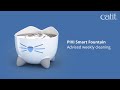 Catit - PIXI Smart Fountain - cleaning video