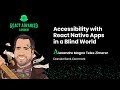 Accessibility with React Native Apps in a Blind World talk, by Alexandre Magno Teles Zimerer