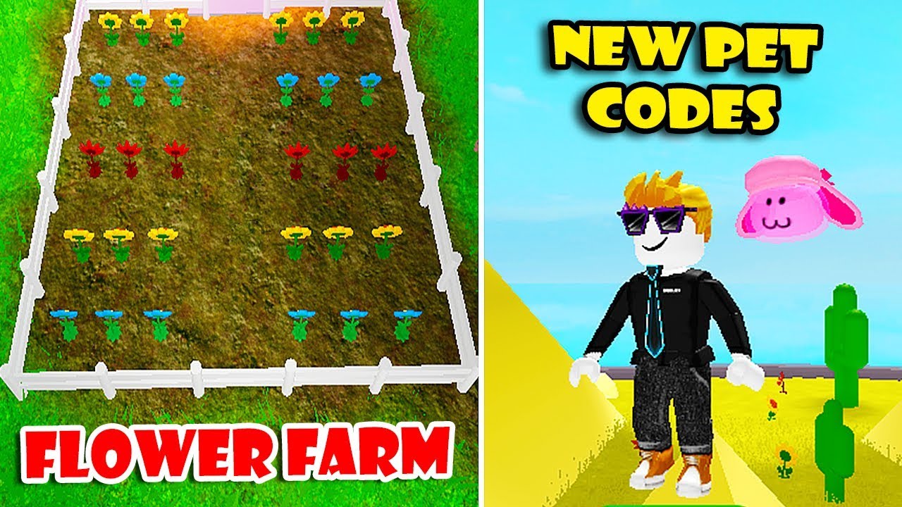 new-update-flower-farm-new-pet-codes-in-lawn-mowing-simulator-roblox-youtube