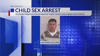 Illegal immigrant arrested in Bay County for alleged sexual activity with a minor