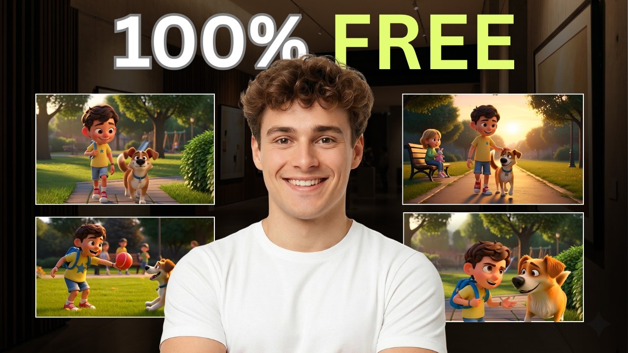 Create a Full 3D AI Cartoon Animation for FREE | Consistent Characters ...