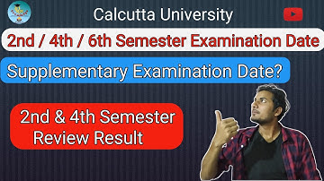 2nd / 4th / 6th Semester Supple Examination Date? | 6th semester examination 2023, review result