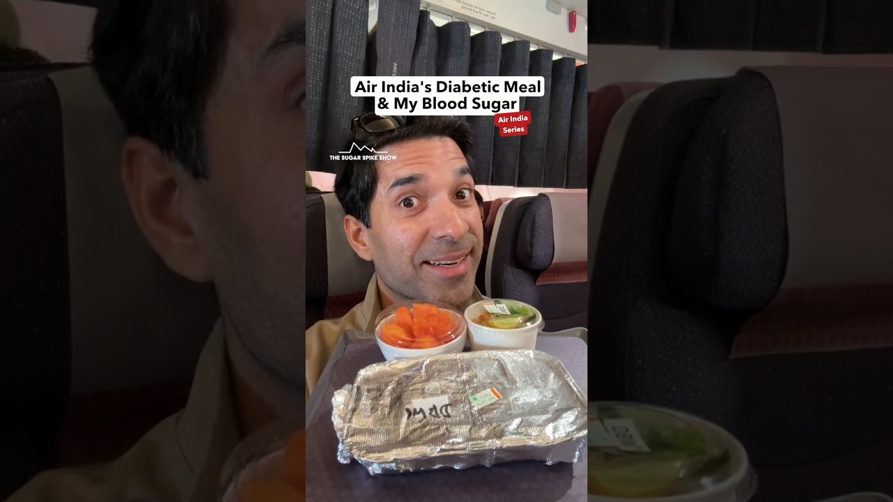 EP387: Диабетическое питание от Air India и мой уровень сахара в крови - Серия Air India