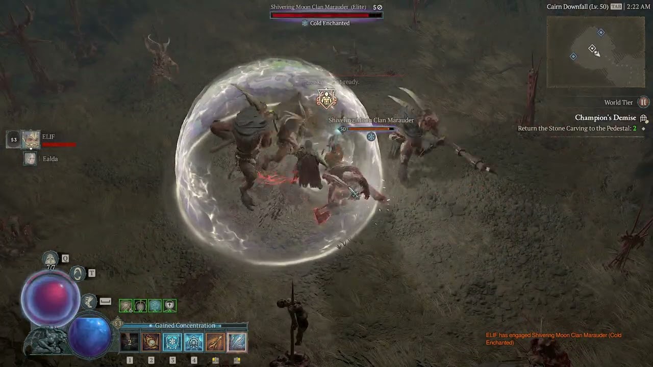 Diablo 4 WT2 Sorcerer - Side Quest - Champion's Demise  (No Commentary)