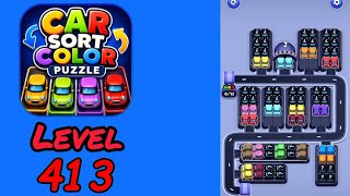 Car Sort Color Puzzle Level 413 Walkthrough