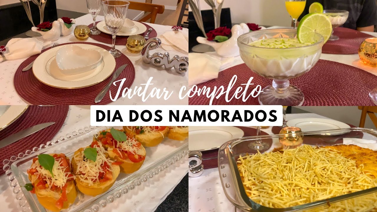 JANTAR COMPLETO (entrada, prato principal e sobremesa) RÁPIDO E GOSTOSO ...