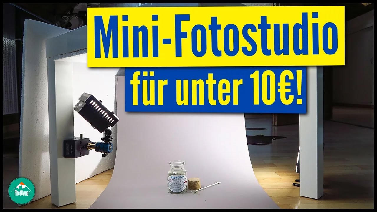  Update MINI-FOTOSTUDIO FÜR UNTER 10€! 😱💰 | Fotostudio selbst gemacht | TUTORIAL