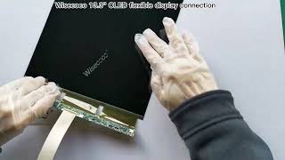 13.3 Flexible AMOLED Display | Connection & Integration Demo | Wisecoco