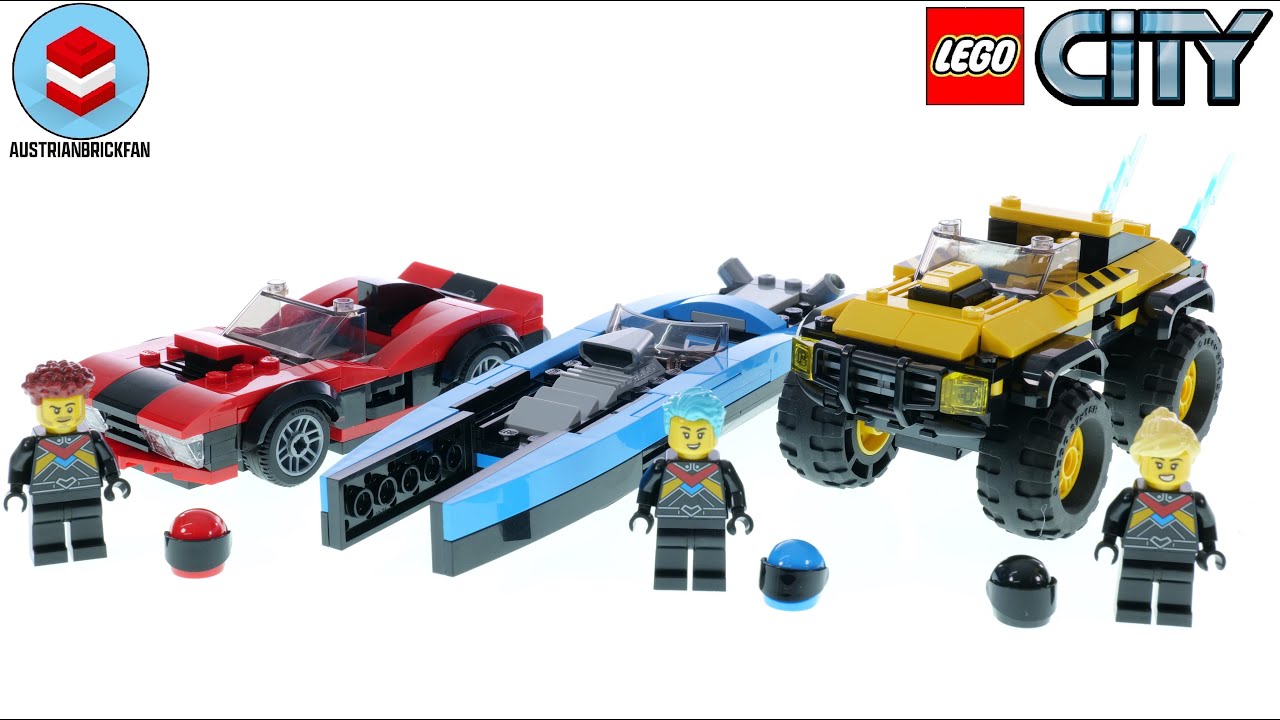 LEGO City Great Vehicles Ensemble de course combiné 60395 Ensemble