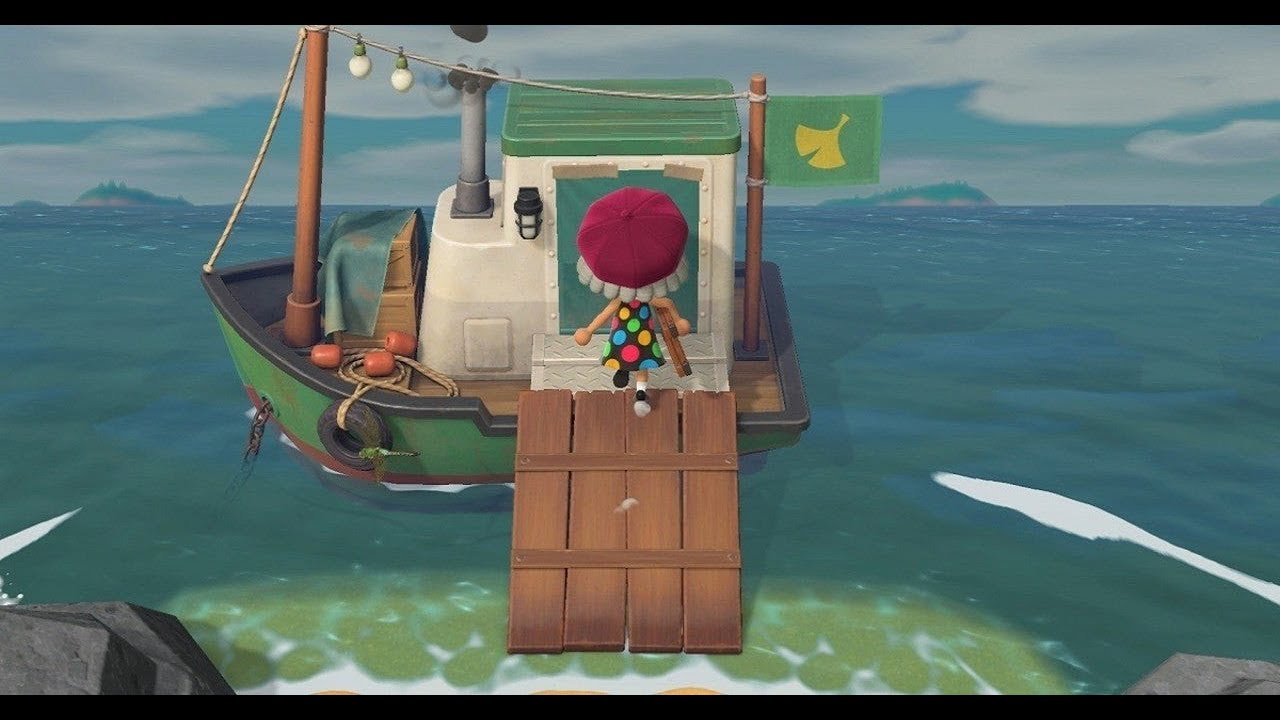 How To Get Inside Jolly Redd S Boat In Animal Crossing New Horizons If Its Locked Youtube