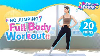 20分鐘全身爆汗運動 無跳躍 不傷膝 | 居家運動｜爆汗｜No Jumping｜Workout｜Fit with Joyce｜Viu Beauty