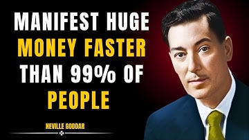 How to Manifest Huge Money Faster Than 99% of People [This COMMAND WORKS] | Neville Goddard
