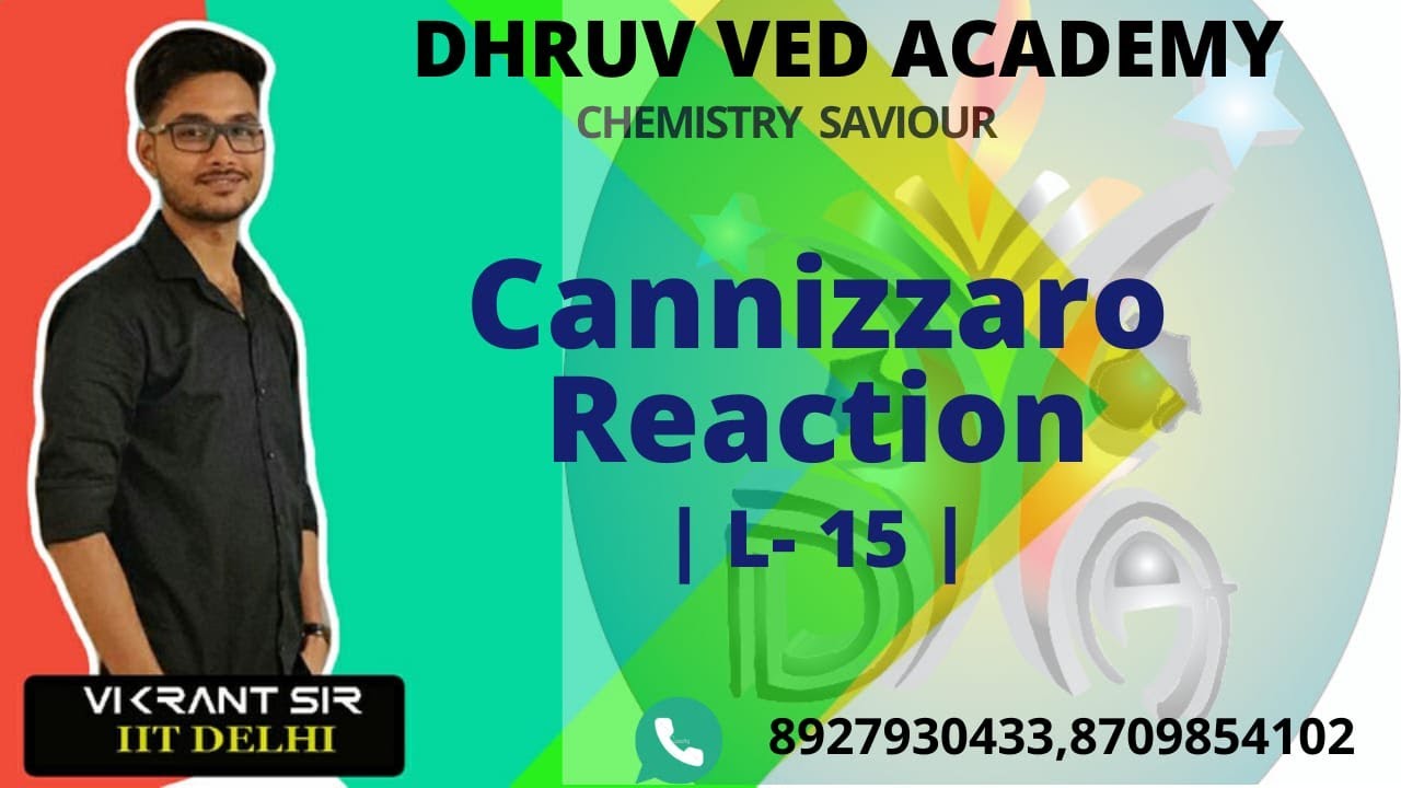 Cannizzaro Reaction | Name Reaction (L-15) | IIT-JEE| NEET | IIT-JAM | DU | CSIR-NET | GATE .
