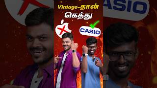 🍎₹1,00,000 Smartwatch vs ₹5,000 Classic Watch⌚...⚡எது பெருசுன்னு அடிச்சு காட்டு 😎#shorts