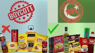 List of Products to Boycott vs Pakistani Alternatives | Stand with Palestine, Support Local Products