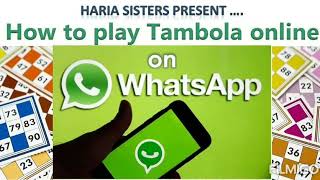 How To Play Tambola Online | How To Play Tambola / Housie On WhatsApp game With New Dividends | screenshot 3