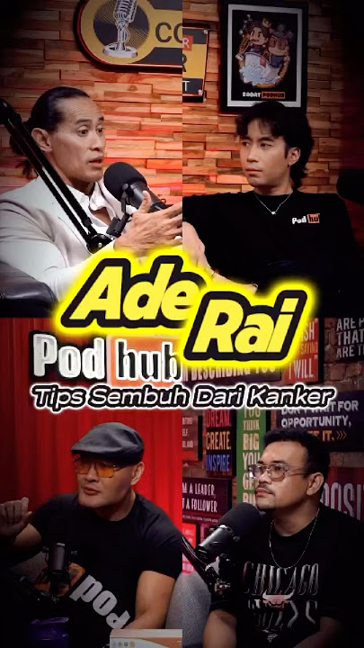 TIPS SEMBUH DARI KANKER DARI ADE RAI #aderai #deddycorbuzier #vidialdiano #ebelcobra