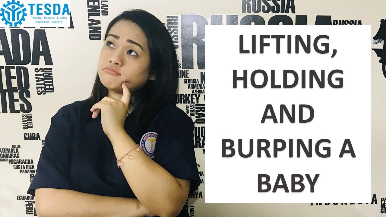 TESDA Caregiving NCII: Lifting, Holding and Burping a Baby